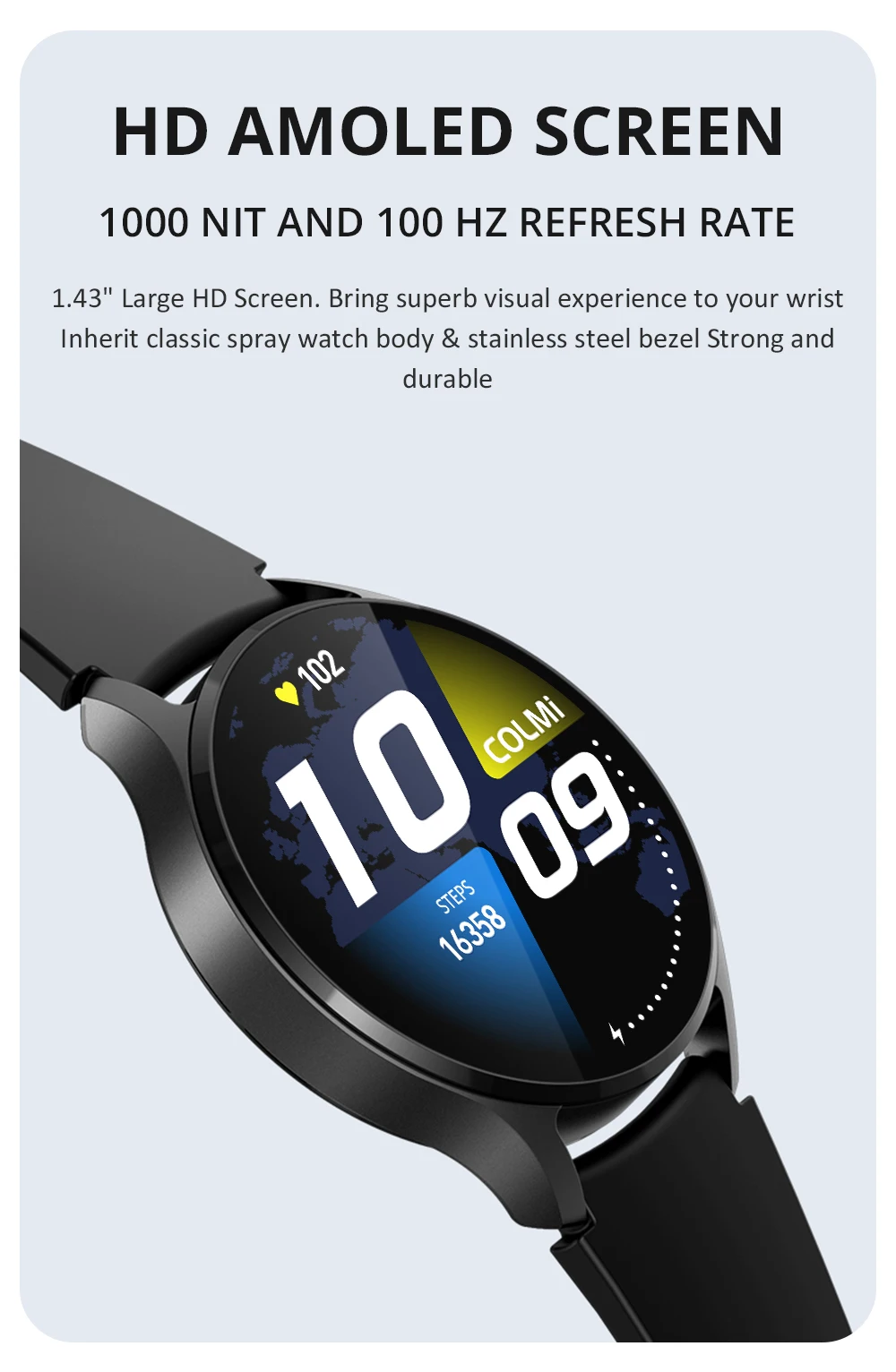 Ultra HD AMOLED Display & Long Battery