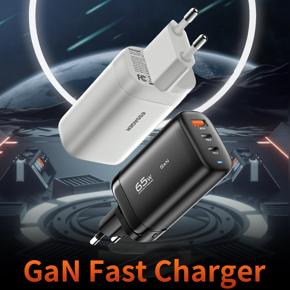 Carregador Essager 65w gan